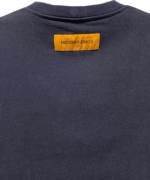 LOUIS VUITTON（ルイ ヴィトン）LOUIS VUITTON (ルイ ヴィトン) LVフラワーステッチTシャツ ネイビー サイズ:Sの古着・服飾アイテム