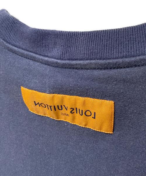 LOUIS VUITTON（ルイ ヴィトン）LOUIS VUITTON (ルイ ヴィトン) LVフラワーステッチTシャツ ネイビー サイズ:Sの古着・服飾アイテム