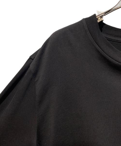 MONCLER（モンクレール）MONCLER (モンクレール) ロゴロングスリーブTシャツ ブラック サイズ:XLの古着・服飾アイテム