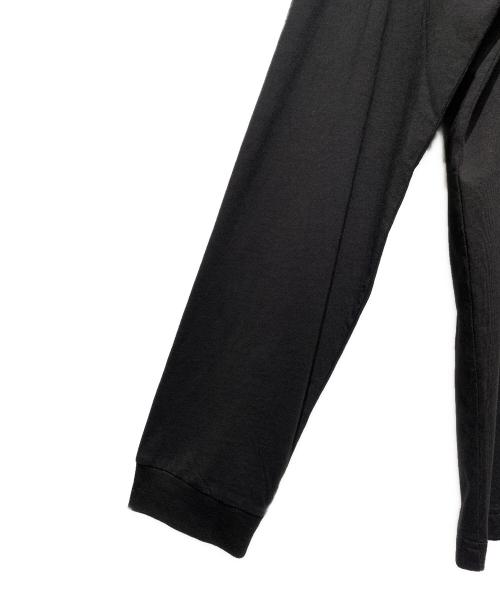 MONCLER（モンクレール）MONCLER (モンクレール) ロゴロングスリーブTシャツ ブラック サイズ:XLの古着・服飾アイテム