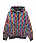 GUCCIグッチ）の古着「GG Pattern Cotton Parker /GGパターンオーロラパーカー」｜マルチカラー