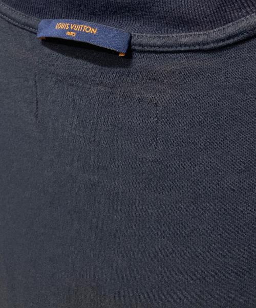 LOUIS VUITTON（ルイ ヴィトン）LOUIS VUITTON (ルイ ヴィトン) LVフラワーステッチTシャツ ネイビー サイズ: XSの古着・服飾アイテム