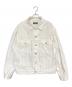 BALENCIAGA（バレンシアガ）の古着「ロゴデニムジャケット」｜ホワイト