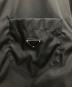 中古・古着 PRADA (プラダ) 20AW Re-Nylon 三角プレート シャツジャケット  ブラック サイズ:L：135000円