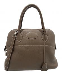 HERMES（エルメス）の古着「ボリード31/シルバー金具/エトゥープ/トリヨンクレマンス/T刻印」｜エトゥープ