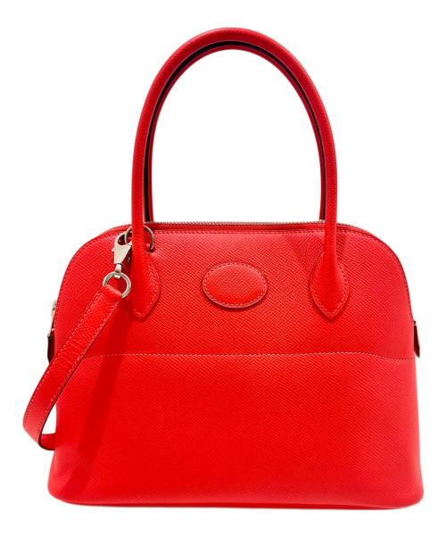 HERMES（エルメス）HERMES (エルメス) ボリード27/ローズジャイプール/シルバー金具/T刻印:2015年 ローズジャイプール サイズ:27の古着・服飾アイテム