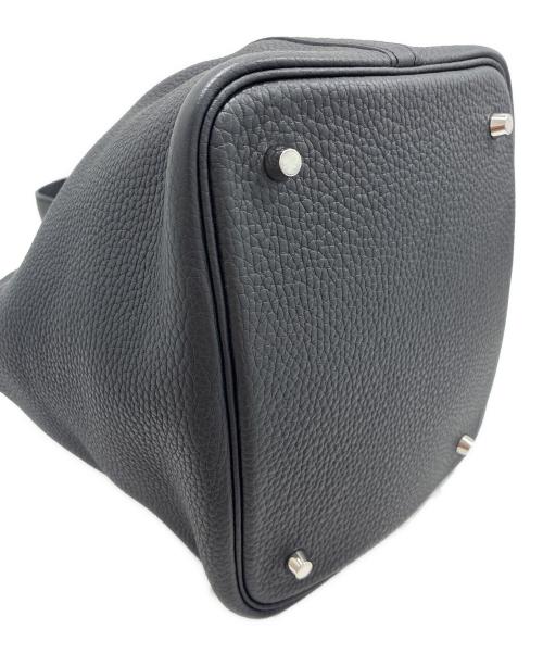 HERMES（エルメス）HERMES (エルメス) ピコタンロックMM/シルバー金具/ブラック/D刻印 ブラック サイズ:MMの古着・服飾アイテム