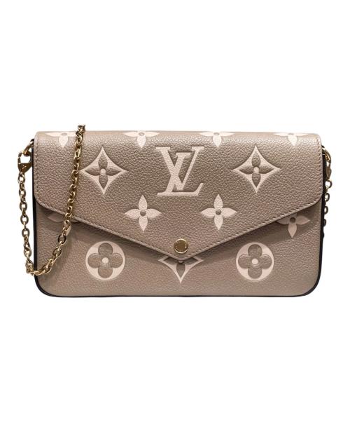 LOUIS VUITTON（ルイ ヴィトン）LOUIS VUITTON (ルイ ヴィトン) ポシェット･フェリシー トゥルトレール×クレーム サイズ:-の古着・服飾アイテム