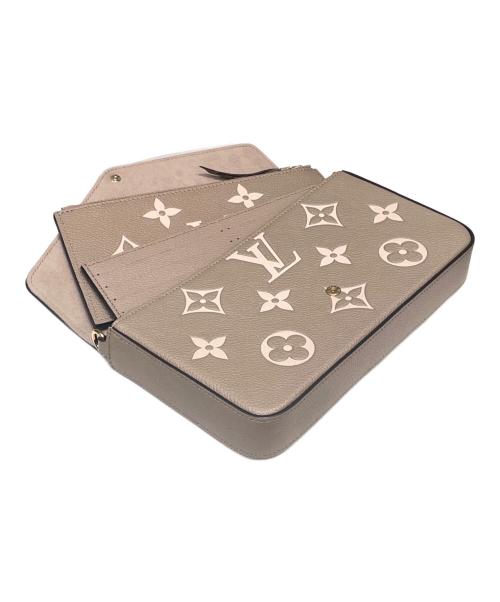 LOUIS VUITTON（ルイ ヴィトン）LOUIS VUITTON (ルイ ヴィトン) ポシェット･フェリシー トゥルトレール×クレーム サイズ:-の古着・服飾アイテム