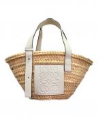 LOEWEロエベ）の古着「バスケット バッグ スモール」｜ベージュ×ホワイト