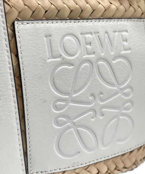 LOEWE（ロエベ）LOEWE (ロエベ) バスケット バッグ スモール ベージュ×ホワイト サイズ:スモールの古着・服飾アイテム