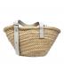 LOEWE (ロエベ) バスケット バッグ スモール ベージュ×ホワイト サイズ:スモール：55000円