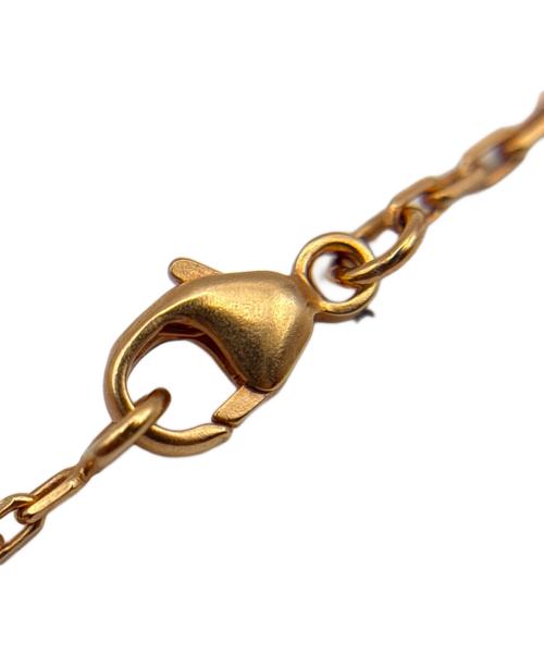 HERMES（エルメス）HERMES (エルメス) ポップアッシュHネックレス/Mini Pop H pendant グレー×ゴールドの古着・服飾アイテム