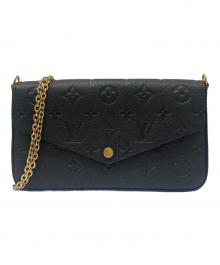 LOUIS VUITTON（ルイ ヴィトン）の古着「ショルダーポーチ」｜ブラック