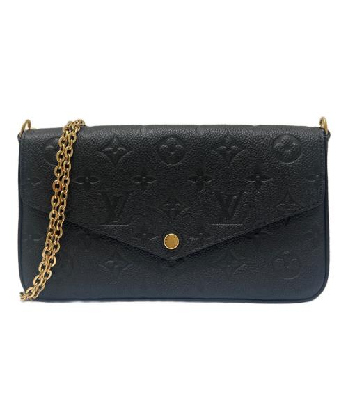 LOUIS VUITTON（ルイ ヴィトン）LOUIS VUITTON (ルイ ヴィトン) ショルダーポーチ ブラックの古着・服飾アイテム