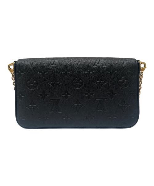 LOUIS VUITTON（ルイ ヴィトン）LOUIS VUITTON (ルイ ヴィトン) ショルダーポーチ ブラックの古着・服飾アイテム