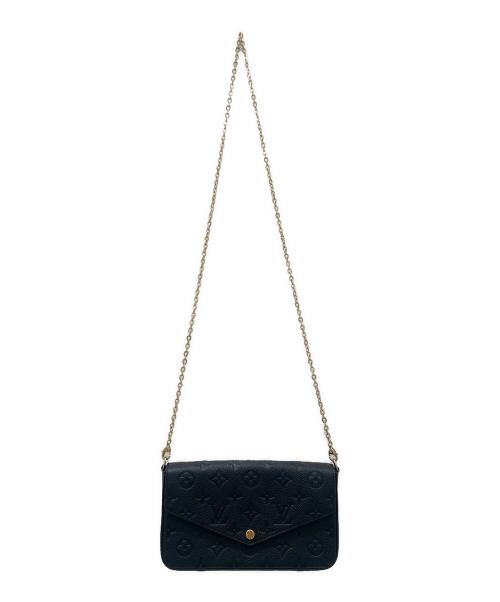 LOUIS VUITTON（ルイ ヴィトン）LOUIS VUITTON (ルイ ヴィトン) ショルダーポーチ ブラックの古着・服飾アイテム