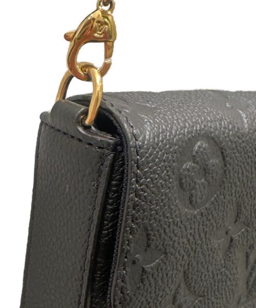 LOUIS VUITTON（ルイ ヴィトン）LOUIS VUITTON (ルイ ヴィトン) ショルダーポーチ ブラックの古着・服飾アイテム