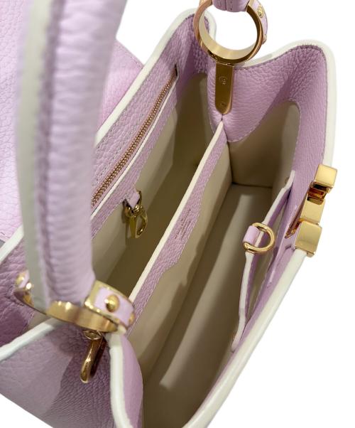 LOUIS VUITTON（ルイ ヴィトン）LOUIS VUITTON (ルイ ヴィトン) カプシーヌBB/ゴールド金具 ピンクベージュ サイズ:BBの古着・服飾アイテム