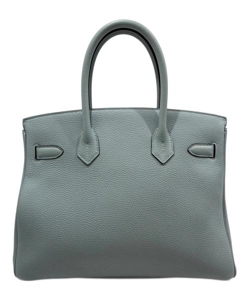 HERMES（エルメス）HERMES (エルメス) バーキン30/シルバー金具/トゴ/ブルーグラシエ/T刻印 ブルーグラシエ サイズ:30の古着・服飾アイテム