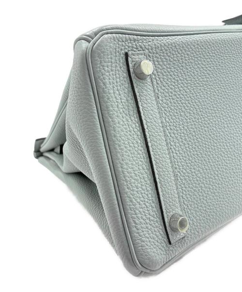 HERMES（エルメス）HERMES (エルメス) バーキン30/シルバー金具/トゴ/ブルーグラシエ/T刻印 ブルーグラシエ サイズ:30の古着・服飾アイテム