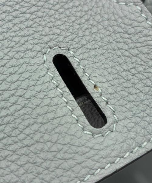 HERMES（エルメス）HERMES (エルメス) バーキン30/シルバー金具/トゴ/ブルーグラシエ/T刻印 ブルーグラシエ サイズ:30の古着・服飾アイテム