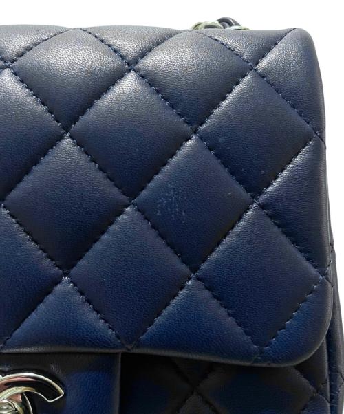 CHANEL（シャネル）CHANEL (シャネル) ミニマトラッセチェーンショルダーバッグ ネイビーシルバー金具の古着・服飾アイテム