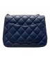 CHANEL (シャネル) ミニマトラッセチェーンショルダーバッグ ネイビーシルバー金具：520000円