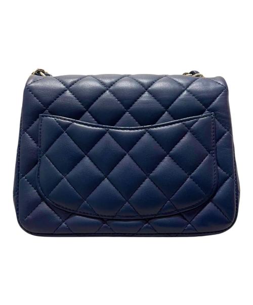CHANEL（シャネル）CHANEL (シャネル) ミニマトラッセチェーンショルダーバッグ ネイビーシルバー金具の古着・服飾アイテム
