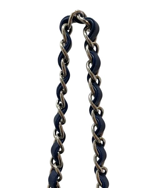 CHANEL（シャネル）CHANEL (シャネル) ミニマトラッセチェーンショルダーバッグ ネイビーシルバー金具の古着・服飾アイテム