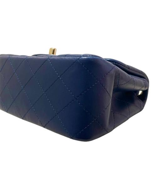 CHANEL（シャネル）CHANEL (シャネル) ミニマトラッセチェーンショルダーバッグ ネイビーシルバー金具の古着・服飾アイテム