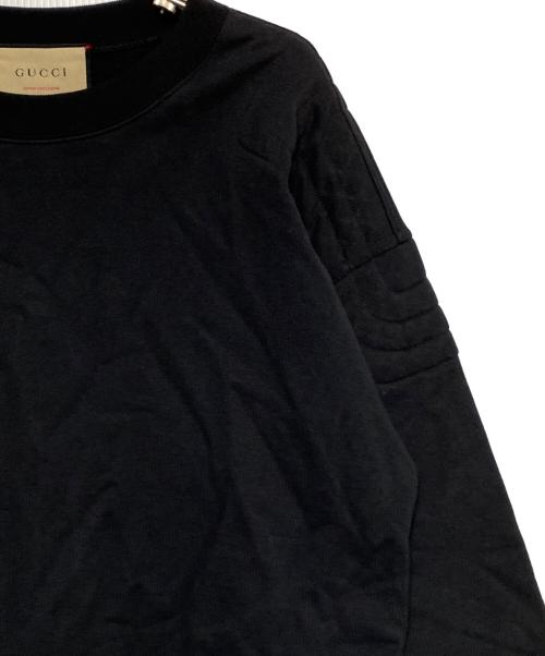 GUCCI（グッチ）GUCCI (グッチ) ロゴスウェット ブラック サイズ:XSの古着・服飾アイテム
