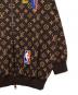 中古・古着 LOUIS VUITTON (ルイ ヴィトン) NBA (エヌビーエー) モノグラムニットブルゾン ブラウン サイズ:XL：190000円