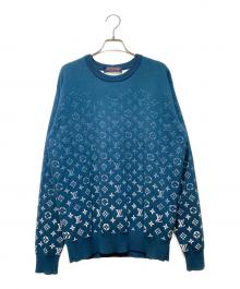 LOUIS VUITTON（ルイ ヴィトン）の古着「20AW モノグラムグラディエントニット」｜グリーン