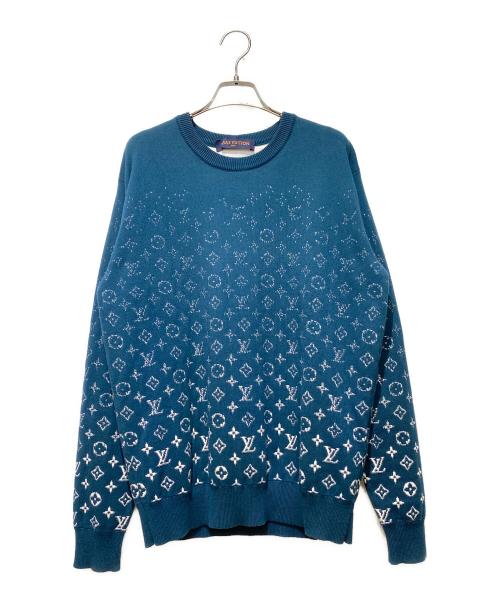 LOUIS VUITTON（ルイ ヴィトン）LOUIS VUITTON (ルイ ヴィトン) 20AW モノグラムグラディエントニット グリーン サイズ:Sの古着・服飾アイテム