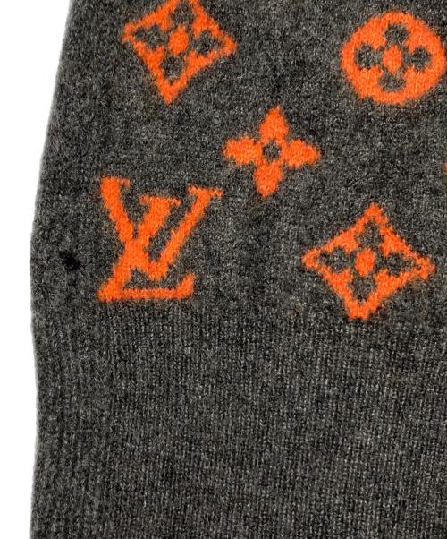 LOUIS VUITTON（ルイ ヴィトン）LOUIS VUITTON (ルイ ヴィトン) モノグラムニット グレー サイズ:XLの古着・服飾アイテム