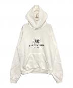 BALENCIAGAバレンシアガ）の古着「BBロゴパーカー」｜ホワイト