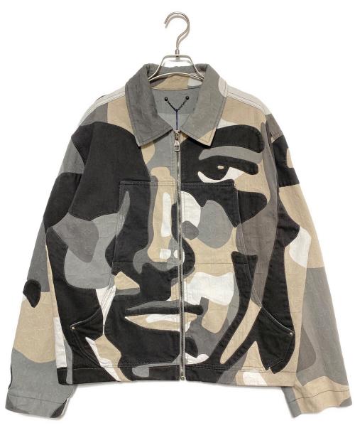 LOUIS VUITTON（ルイ ヴィトン）LOUIS VUITTON (ルイ ヴィトン) モノグラムジャガードワークジャケット サイズ:48の古着・服飾アイテム