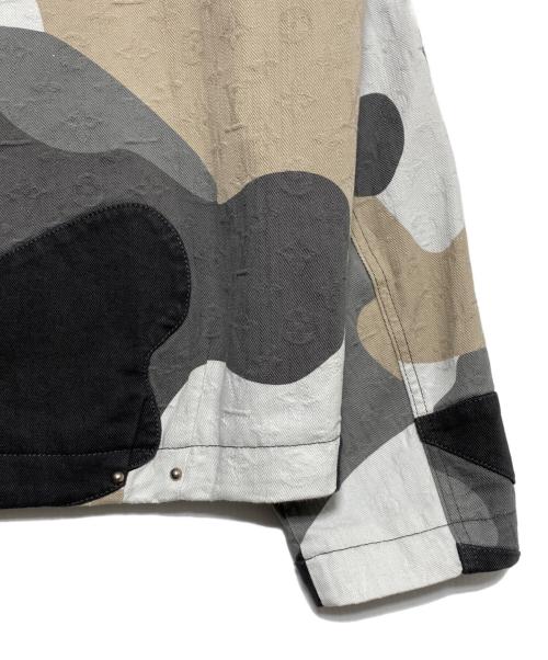 LOUIS VUITTON（ルイ ヴィトン）LOUIS VUITTON (ルイ ヴィトン) モノグラムジャガードワークジャケット サイズ:48の古着・服飾アイテム