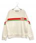 GUCCI（グッチ）の古着「ロゴスウェット」｜ベージュ