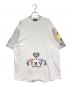 BALENCIAGA（バレンシアガ）の古着「リメイクロゴTシャツ」｜グレー×ホワイト
