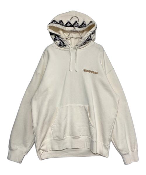 SUPREME（シュプリーム）SUPREME (シュプリーム) Pharaoh Studded Hooded Sweatshirt ベージュ サイズ:XLの古着・服飾アイテム