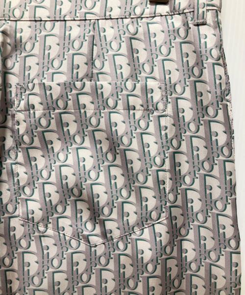 Dior（ディオール）Dior (ディオール) Oblique Silk Pants オブリーク シルク ハーフパンツ シルバー サイズ:50の古着・服飾アイテム
