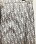 中古・古着 Dior (ディオール) Oblique Silk Pants オブリーク シルク ハーフパンツ シルバー サイズ:50：60000円