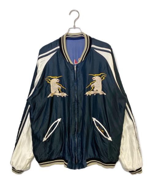 東洋エンタープライズ（トウヨウエンタープライズ）東洋エンタープライズ (トウヨウエンタープライズ) ACETATE SUKA AGING MODEL ブルー×ブラック サイズ:XXKLの古着・服飾アイテム