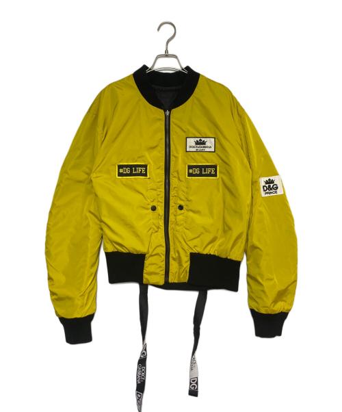 DOLCE & GABBANA（ドルチェ＆ガッバーナ）DOLCE & GABBANA (ドルチェ＆ガッバーナ) ブルゾン ブラック サイズ:50の古着・服飾アイテム