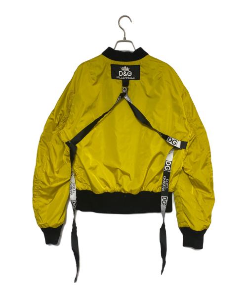 DOLCE & GABBANA（ドルチェ＆ガッバーナ）DOLCE & GABBANA (ドルチェ＆ガッバーナ) ブルゾン ブラック サイズ:50の古着・服飾アイテム