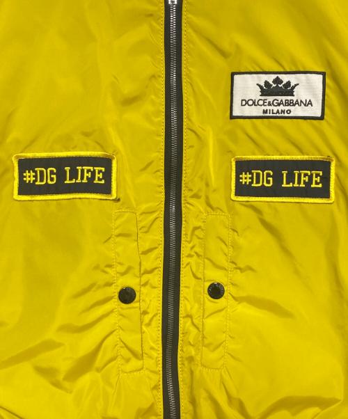 DOLCE & GABBANA（ドルチェ＆ガッバーナ）DOLCE & GABBANA (ドルチェ＆ガッバーナ) ブルゾン ブラック サイズ:50の古着・服飾アイテム