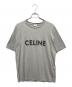 CELINE（セリーヌ）の古着「スタッズロゴTシャツ」｜グレー