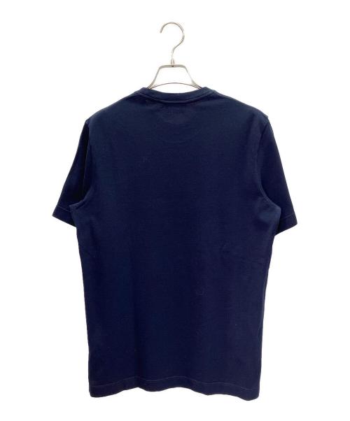 HERMES（エルメス）HERMES (エルメス) 鹿の子 ポケットTシャツ ネイビー サイズ:XSの古着・服飾アイテム